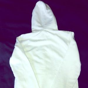 H&M unisex White hoodie with front pocket